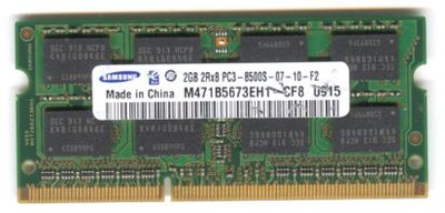 OKAZJA DDR3 SAMSUNG 2GB 2Rx8 PC3-8500S-07-10-F2