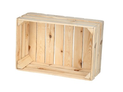 SKRZYNKA DREWNIANA 60X40X20 DREWNO MOCNA OKAZJA