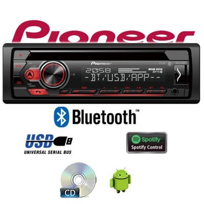 PIONEER DEH-S310BT RADIO SPOTIFY BT CD ANDROID MP3