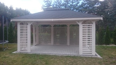 Altana ogrodowa 4,5x4,5 wiata domek zadaszenie !!! 6062762250 ... Altanka 4