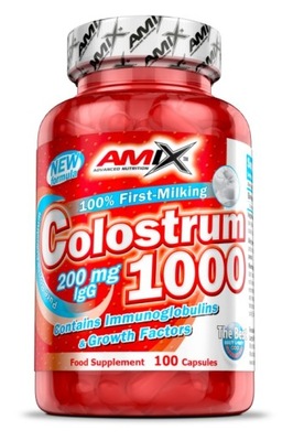 AMIX Colostrum 1000mg 100CAPS KOLOSTRUM, SIARA BYDLĘCA