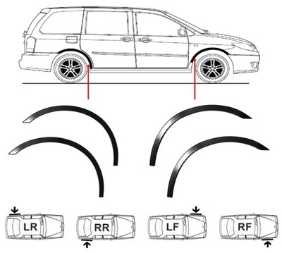 HYUNDAI TUCSON TUNING CACHES PARE-BOUES MOLDING 4 PIÈCES - milautoparts-fr.ukrlive.com