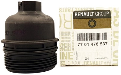 RENAULT AVEC 7701478537 POKRYWA, CORPS DE FILTRE HUILES - milautoparts-fr.ukrlive.com