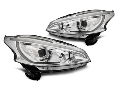 FEUX AVANT PEUGEOT 208 LED DIODOWE DE JOUR DRL - milautoparts-fr.ukrlive.com