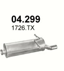 SILENCER END CITROEN XSARA PICASSO 04.299 - milautoparts-fr.ukrlive.com