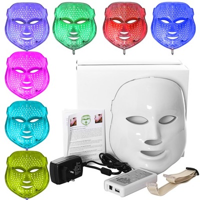 Profesjonalna Maska Led 7 kolorów Terapia Fotonowa