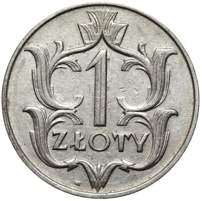 Polska - II RP - moneta - 1 Złoty 1929 - NIKIEL
