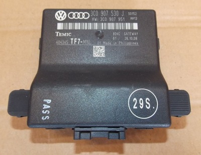 Passat cc 2009r 2.0tdi модуль шлюз 3c0907530j фото №1