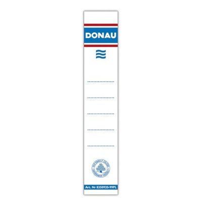 ETYKIETY WSUWANE DO SEGREGATORA DONAU 28X153MM DWUSTRONNE 20SZT