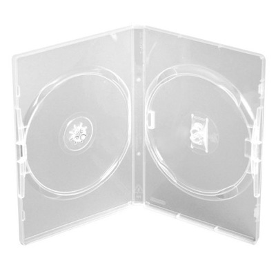 Pudełka AMARAY CLEAR na 2 x DVD 10 sztuk 14mm