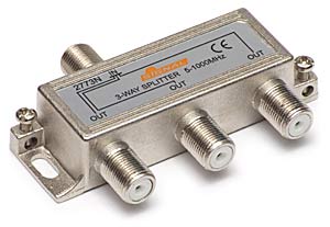 Rozgałęźnik DVB-T2 splitter antenowy do 3 TV pasywny 5-1000Mhz R-3 Signal
