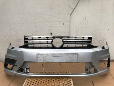 Vw caddy 2k5 бампер передний rok 2015- серебристый фото №1