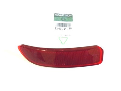 Відбивач бампера renault оригінальний номер 8200751778 фото №1