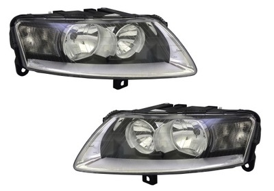 AUDI A6 4F C6 FACELIFT 08-11 H7/H15 NEW LAMPS SET - milautoparts-fr.ukrlive.com