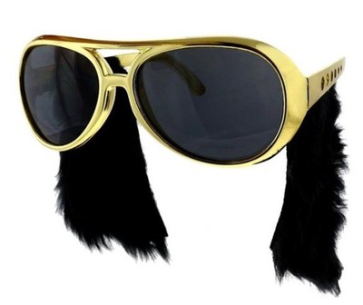 Okulary ELVIS PRESLEY Rock Lata 50 60 70 Elwis Kin