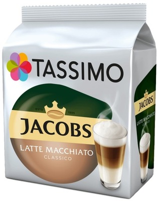 Kapsule TASSIMO Jacobs Latte Macchiato Classico 8