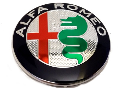 ALFA ROMEO 74MM LOGO EMBLEMAT ZNACZEK 147 156 159 166