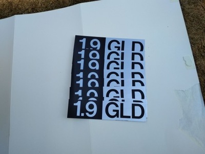 SIGN STICKER FSO POLONEZ CARO 1.9 GLD - milautoparts-fr.ukrlive.com