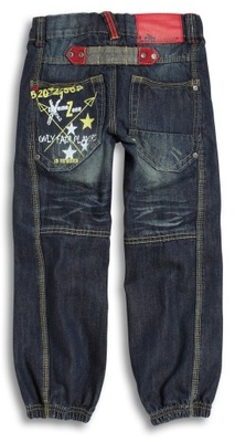 KappAhl spodnie jeansy ZONE aplikacje NOWE r 86