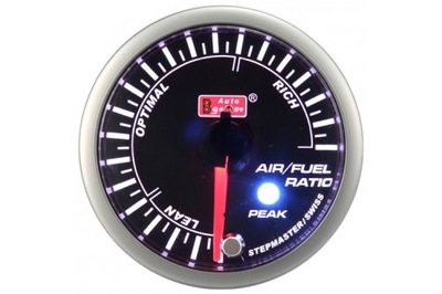 WSKAŹNIK AFR SKŁADU SPALIN AUTO GAUGE SMOKE PEAK