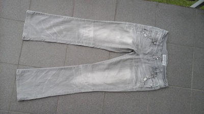 spodnie jeansowe szare r. 38 / 40