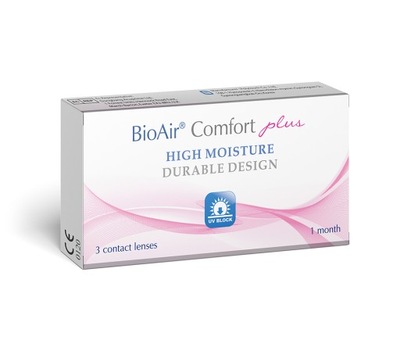 BioAir Comfort PLUS 3szt. uniwersalne soczewki