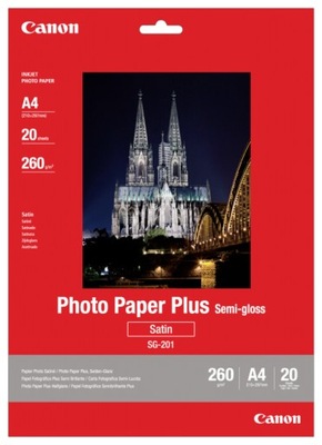 Papier foto Canon SG-201 A4 260g/m2 20ar PÓŁMAT