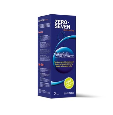 Płyn do soczewek kontaktowych ZERO-SEVEN 360 ml
