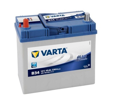 BATTERY 45AH/330A L+ VARTA B34 BLUE DYNAMIC - milautoparts-fr.ukrlive.com