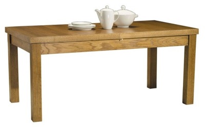 Solidny stół dębowy Kuba 140cm (190cm) x 90cm, 30 KOLORÓW