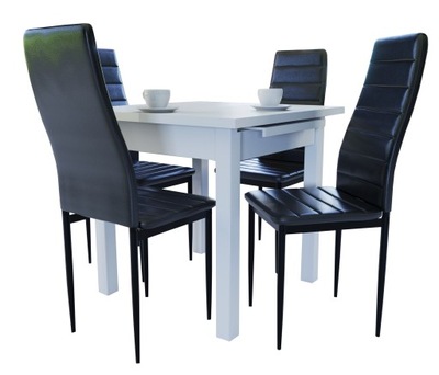Zestaw stołowy do jadalni stół i 4 krzesła