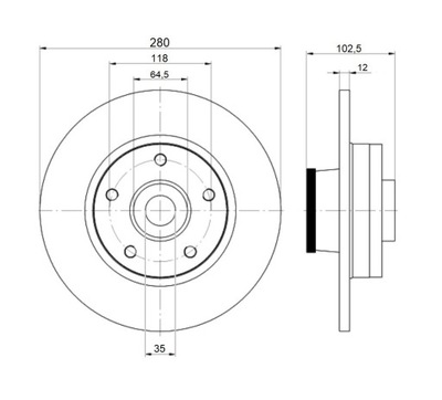 ATM MIKODA 1750L DISQUE DE FREIN - milautoparts-fr.ukrlive.com