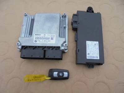 Бортовой компьютер блок управления двигателя bmw e87 120d 7809000 фото №1