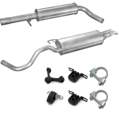 VW BORA 1.4 1.6 1.9 SILENCER CENTRAL END - milautoparts-fr.ukrlive.com