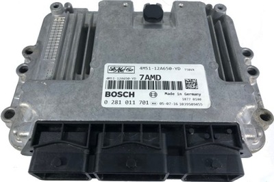 ORDINATEUR ECU FORD FOCUS 4M51-12A650-YD 0281011701 - milautoparts-fr.ukrlive.com