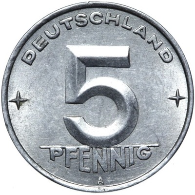 Niemcy DDR - moneta - 5 Pfennig 1952 A - BERLIN