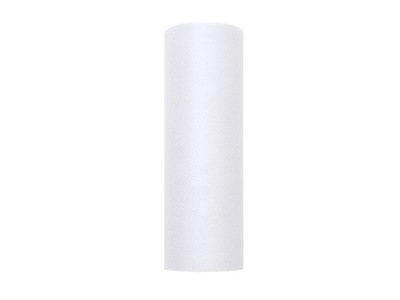 TIUL na szpuli,rolce 15cm x 9m BIAŁY TIU15-008