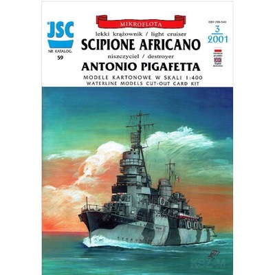 JSC-059 - Krążownik SCIPIONE AFRICANO 1:400