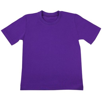 Gładka fioletowa koszulka t-shirt *92* Gracjas