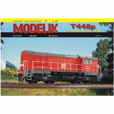 Modelik 2/15 - T448p - lokomotywa z 1977 1:25