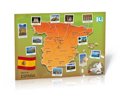 Mapa de Espana - Plakat