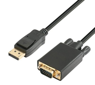 Kabel Display Port do VGA 1,8M DisplayPort DP