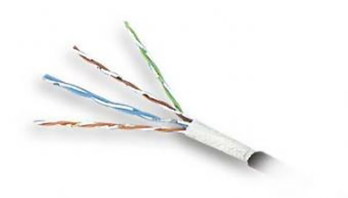 RJ-45 FTP-кабель CAT 5e провод AL/CU 305M серый