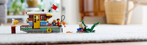 LEGO CREATOR 3 В 1 31093 ПЛАВУЧИЙ ДОМ-БАРЖА ИЗ КРОКОДИЛОВЫХ БЛОКОВ