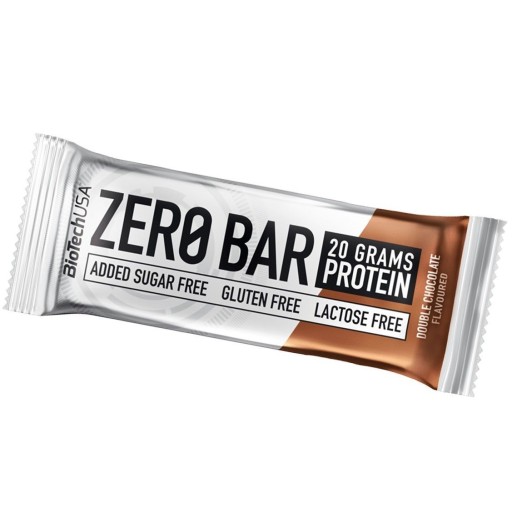 BIOTECH USA ZERO BAR 50g PYSZNY BATON BIAŁKOWY CZEKOLADA