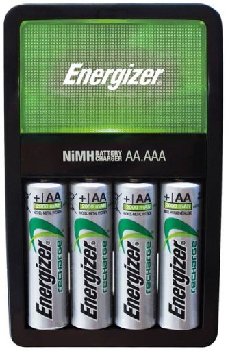 ŁADOWARKA ENERGIZER + 4 AKUMULATORKI R6 AA 2000mAh