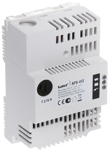 SATEL APS-412 КОММУТАЦИОННЫЙ БУФЕРНЫЙ ИСТОЧНИК ПИТАНИЯ 12В 4А