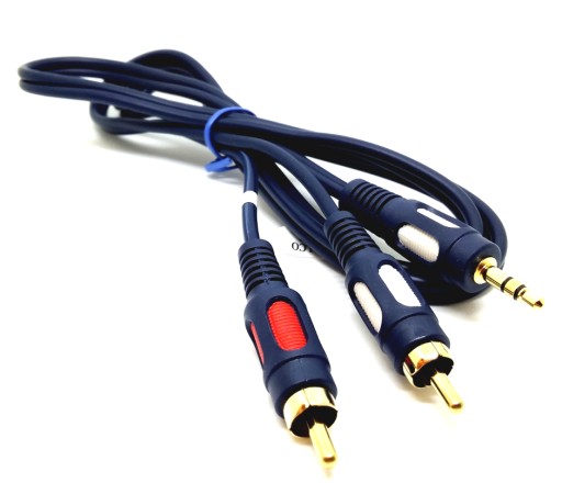 Соединительный кабель CHINCH 2x RCA на JACK 3,5 мм 10 м