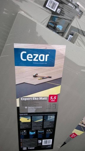 Грунтовка для панелей CEZAR EXPERT ECO MATT 5,5 мм толщиной 5,5 мм.