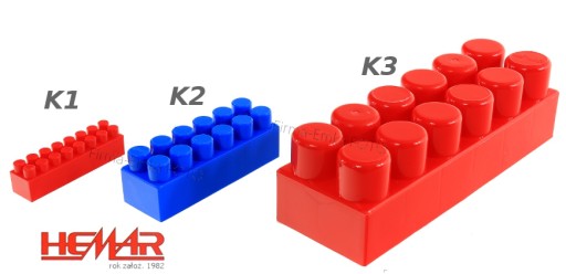 Большие блоки POLISH Hemar K3 + КОРОБКА 70 шт. 2,3 кг.